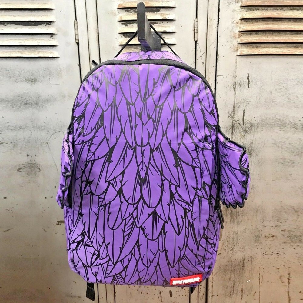 Men's Fashion Purple | Black Bag